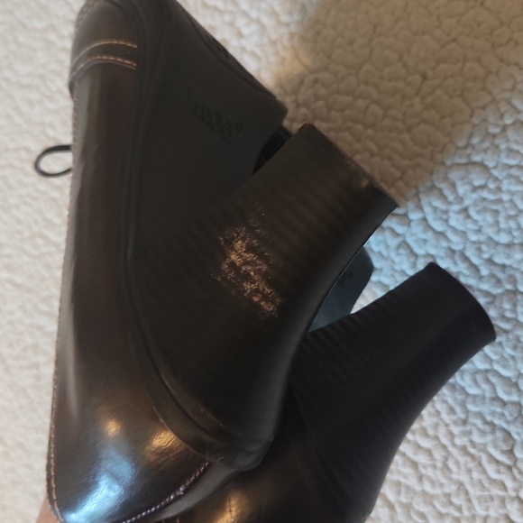 Vintage 90's Y2k Mudd Faux Leather Mary Jane Platform Heels Bowtie Detail - Picture 7 of 12